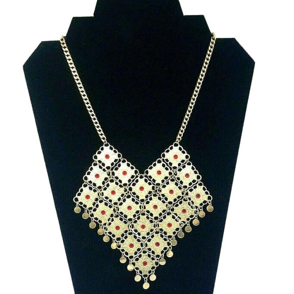 VINTAGE Gold Tone 1970s Vendome Necklace